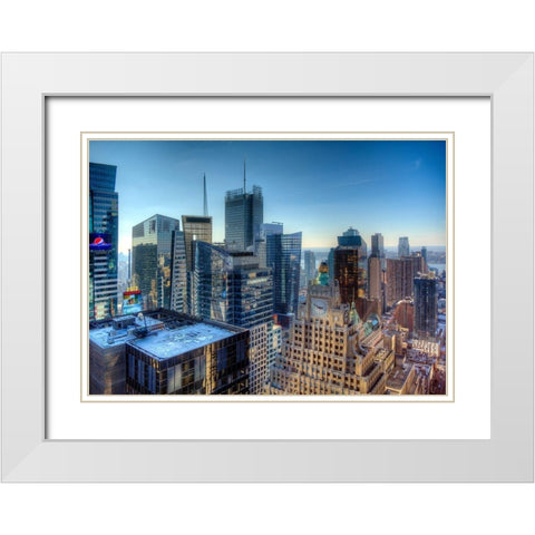 New Perspective White Modern Wood Framed Art Print with Double Matting by Terrible, Aurelien