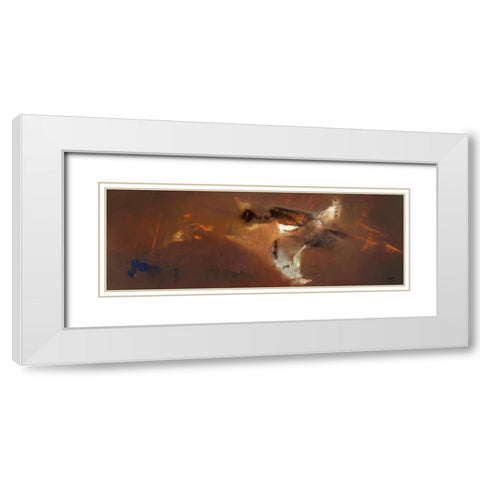 Dunes White Modern Wood Framed Art Print with Double Matting by ARVEE