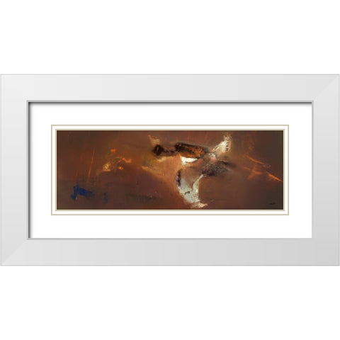 Dunes White Modern Wood Framed Art Print with Double Matting by ARVEE