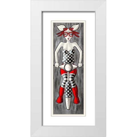 En Balade White Modern Wood Framed Art Print with Double Matting by MIROTA