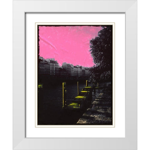 21h04 White Modern Wood Framed Art Print with Double Matting by Simonutti, Riccardo