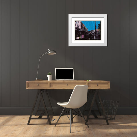 Kentucky of Stars White Modern Wood Framed Art Print with Double Matting by Simonutti, Riccardo