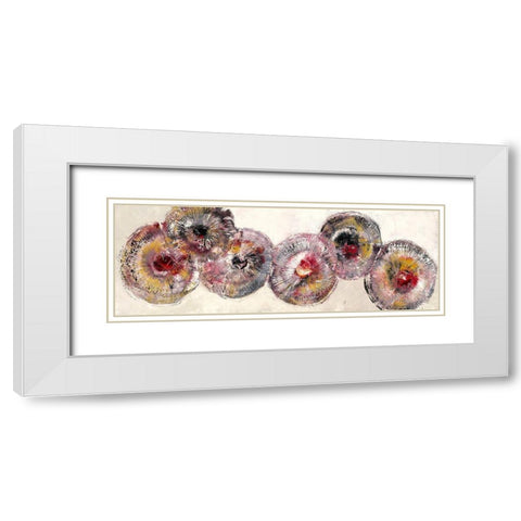 Dynamik White Modern Wood Framed Art Print with Double Matting by Arns-Muller, Monika