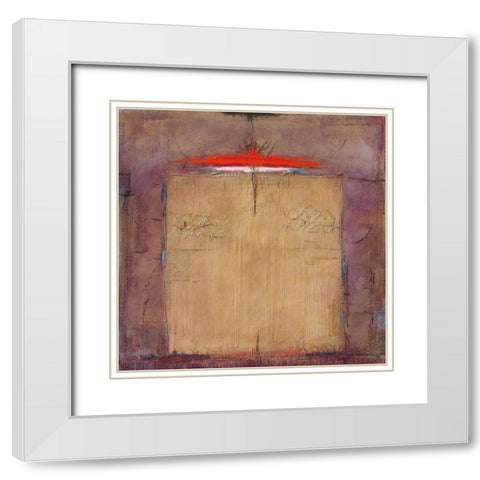 Werk Nr. 11_20 Kein Titel White Modern Wood Framed Art Print with Double Matting by Eckerle, Rudi