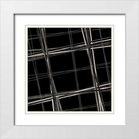 BW 11212 White Modern Wood Framed Art Print with Double Matting by NADAL