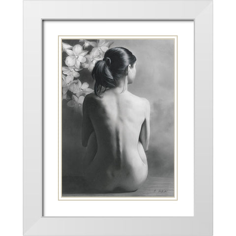 The Last Days of Summer White Modern Wood Framed Art Print with Double Matting by Seifert, Brita