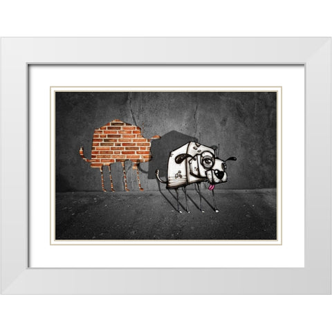 Unchained White Modern Wood Framed Art Print with Double Matting by John Wilhelm is a Photoholic