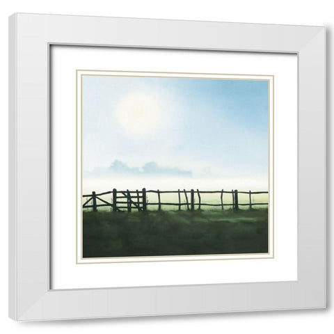Moving on White Modern Wood Framed Art Print with Double Matting by Reader, Dawn