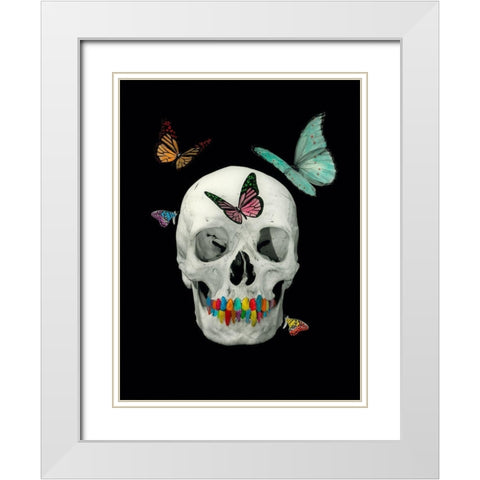 Flying Eddy White Modern Wood Framed Art Print with Double Matting by Simonutti, Riccardo