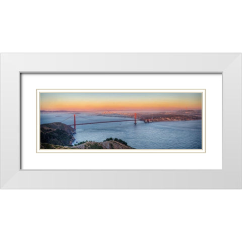 Golden Legend White Modern Wood Framed Art Print with Double Matting by Terrible, Aurelien