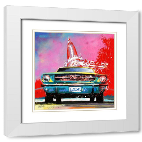 Luxury Society White Modern Wood Framed Art Print with Double Matting by Cornee, Patrick