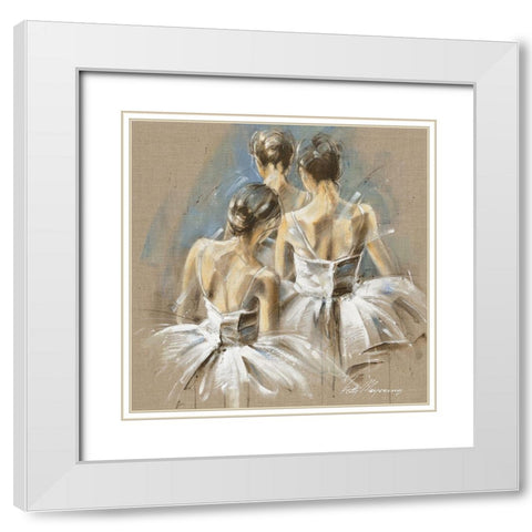 White Dress IV White Modern Wood Framed Art Print with Double Matting by Meijering, Kitty