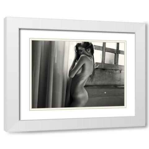 Sense and Sensibility White Modern Wood Framed Art Print with Double Matting by Milillo, Marco