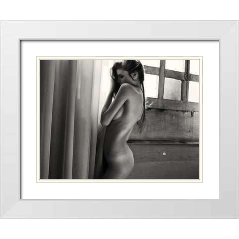 Sense and Sensibility White Modern Wood Framed Art Print with Double Matting by Milillo, Marco