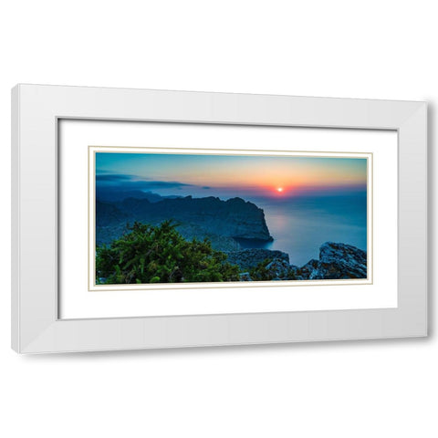 Imagination White Modern Wood Framed Art Print with Double Matting by Lichtenwalter, Tom