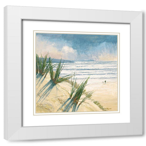After the Storm White Modern Wood Framed Art Print with Double Matting by Atkinson, Caroline