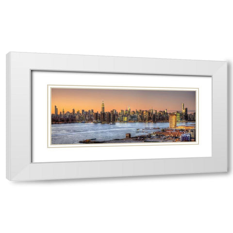 Glory White Modern Wood Framed Art Print with Double Matting by Terrible, Aurelien