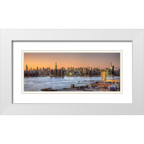 Glory White Modern Wood Framed Art Print with Double Matting by Terrible, Aurelien