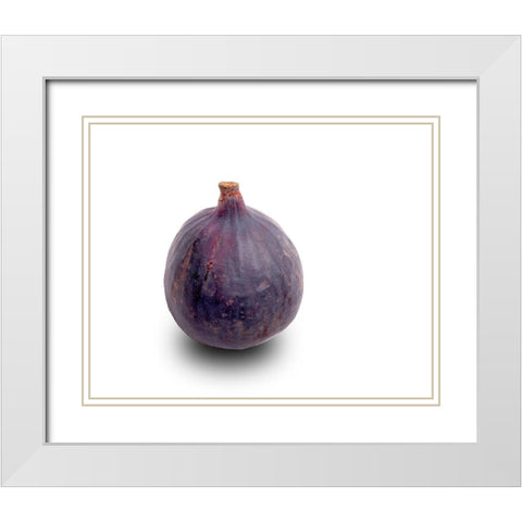 Feige White Modern Wood Framed Art Print with Double Matting by Brosius, Volker