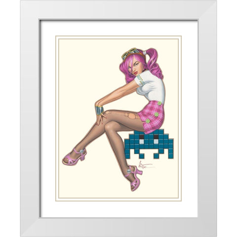 SI 3.0 White Modern Wood Framed Art Print with Double Matting by Hitte, Patrick