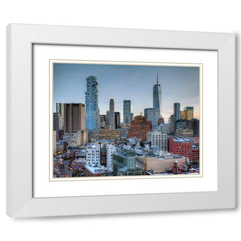 Starchitecture… White Modern Wood Framed Art Print with Double Matting by Terrible, Aurelien