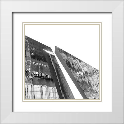 Encants Barcelona White Modern Wood Framed Art Print with Double Matting by Stein, Oliver