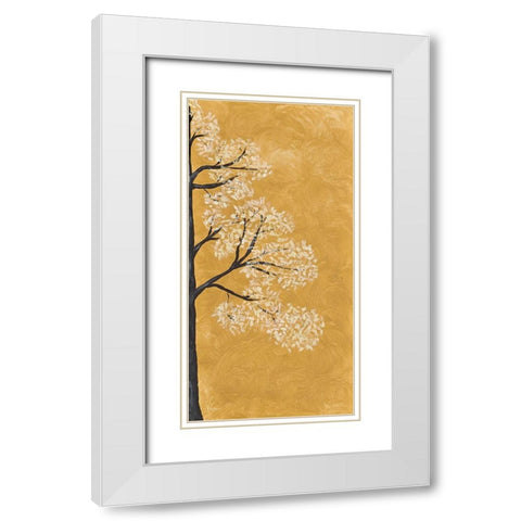 Breath of Eternity II White Modern Wood Framed Art Print with Double Matting by MIRA