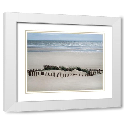 Feel the Ocean White Modern Wood Framed Art Print with Double Matting by Copeland, Gill