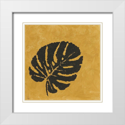 Traces of Life I White Modern Wood Framed Art Print with Double Matting by MIRA