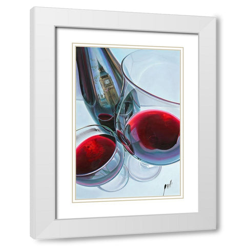 Good Time of London 2019 White Modern Wood Framed Art Print with Double Matting by Heneuy, William