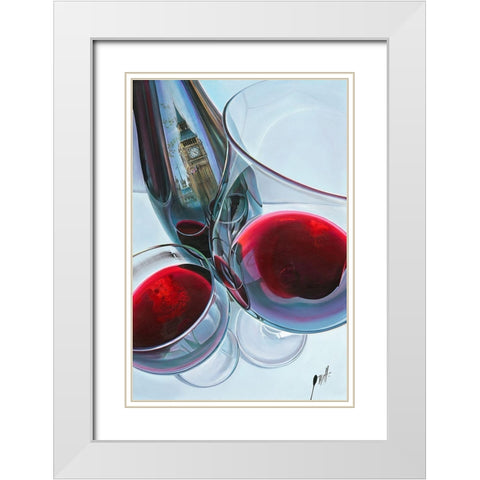 Good Time of London 2019 White Modern Wood Framed Art Print with Double Matting by Heneuy, William