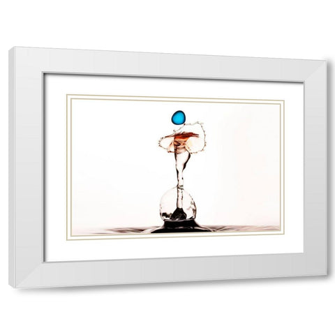 Crystal Lady White Modern Wood Framed Art Print with Double Matting by Sanchez, Manuel