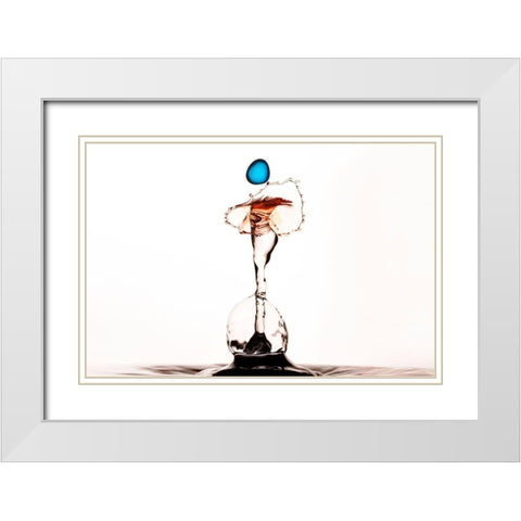 Crystal Lady White Modern Wood Framed Art Print with Double Matting by Sanchez, Manuel