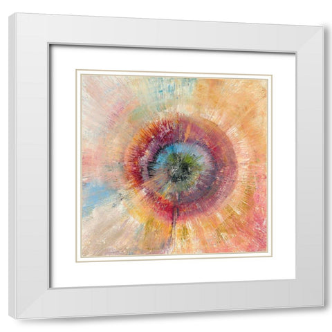 Mohnblumen White Modern Wood Framed Art Print with Double Matting by Arns-Muller, Monika