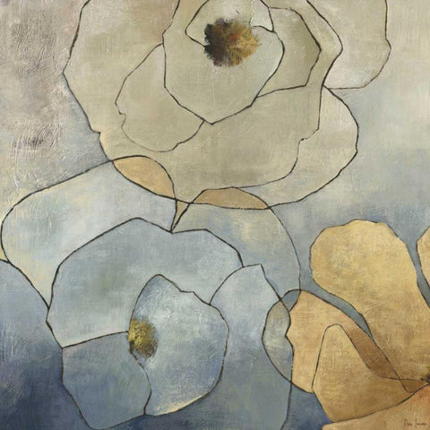 Drama I - Ltd. Ed 950 White Modern Wood Framed Art Print with Double Matting by Jensen, Asia