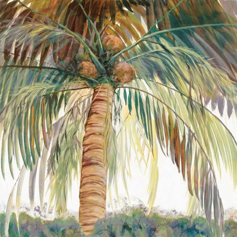 Tropics I White Modern Wood Framed Art Print by Joy, Julie