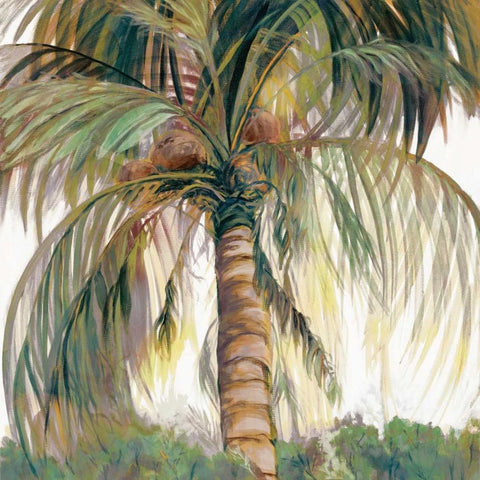 Tropics II White Modern Wood Framed Art Print by Joy, Julie