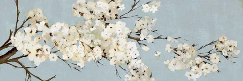 Kimono I White Modern Wood Framed Art Print with Double Matting by Jensen, Asia