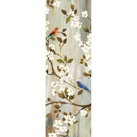 Bloom I White Modern Wood Framed Art Print by Jensen, Asia