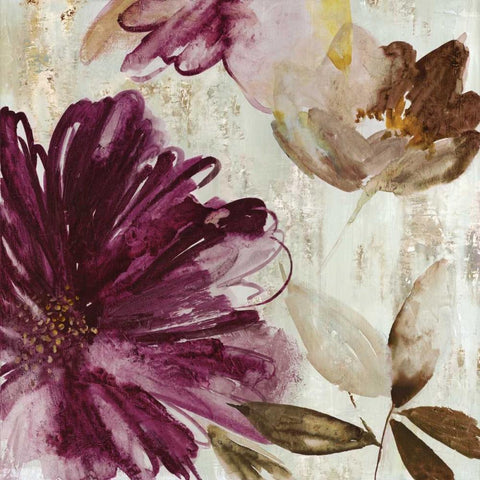 Fontana II Black Ornate Wood Framed Art Print with Double Matting by Jensen, Asia