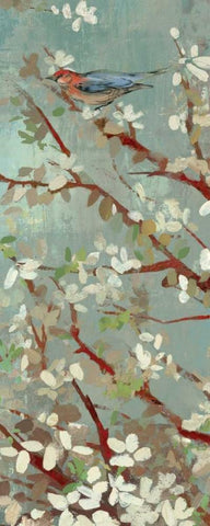 Dream of Spring II White Modern Wood Framed Art Print with Double Matting by Jensen, Asia