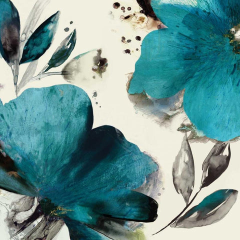 Summer Caress II Gold Ornate Wood Framed Art Print with Double Matting by Jensen, Asia