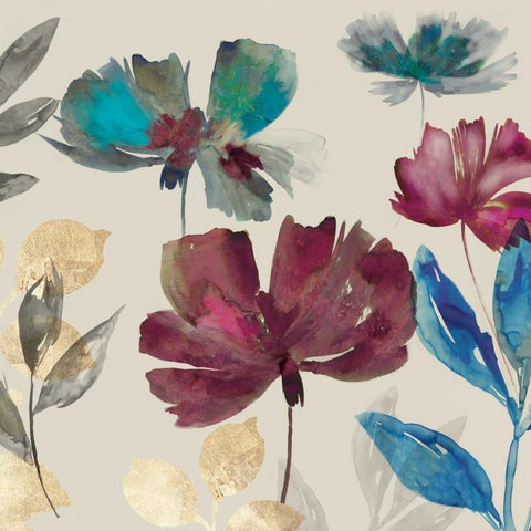 Cascade II White Modern Wood Framed Art Print by Jensen, Asia