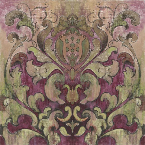 Art Nouveau Black Modern Wood Framed Art Print by PI Studio