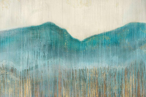 Summit I White Modern Wood Framed Art Print with Double Matting by Jensen, Asia