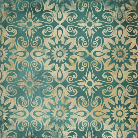 Noble II - Mini White Modern Wood Framed Art Print with Double Matting by Wilson, Aimee