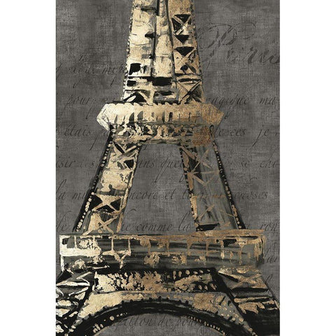 Foundations Black Modern Wood Framed Art Print by Wilson, Aimee