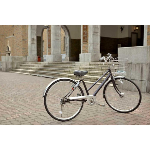 Japan Bicycle - 22 White Modern Wood Framed Art Print by Blaustein, Alan