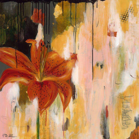 Stargazing Black Modern Wood Framed Art Print with Double Matting by Beer, Pamela K.