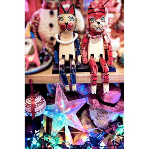 Nagano Cafe 20 Gold Ornate Wood Framed Art Print with Double Matting by Blaustein, Alan